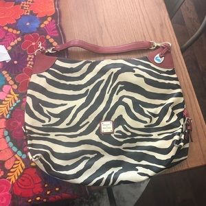 Dooney & Bourke Zebra hobo